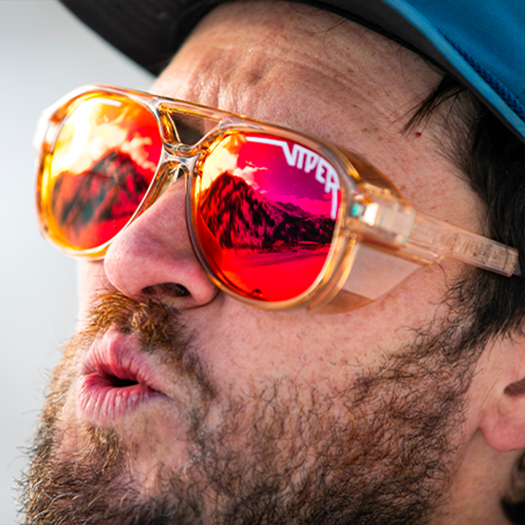 / Polarized Z87+ Red | Man wearing the Courduroy Exciters from Pit Viper Sungasses