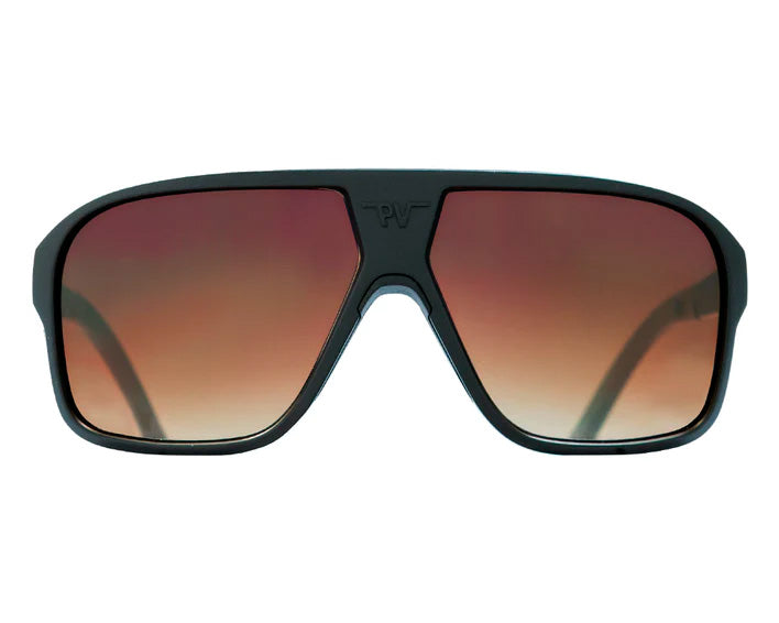 / Brown Fade | The Exec Flight Optics with a brown fade lens from Pit Viper Sunglasses