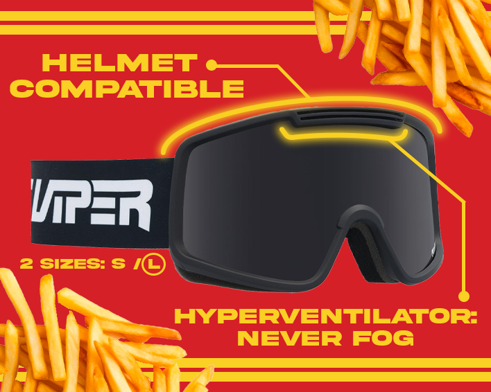 Large / Smoke | The Son of Peach French Fry Goggles from Pit Viper Sunglasses