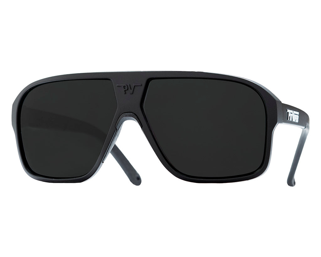 / Polarized Smoke | The Exec Flight Optics with a polarized smoke lens from Pit Viper Sunglasses