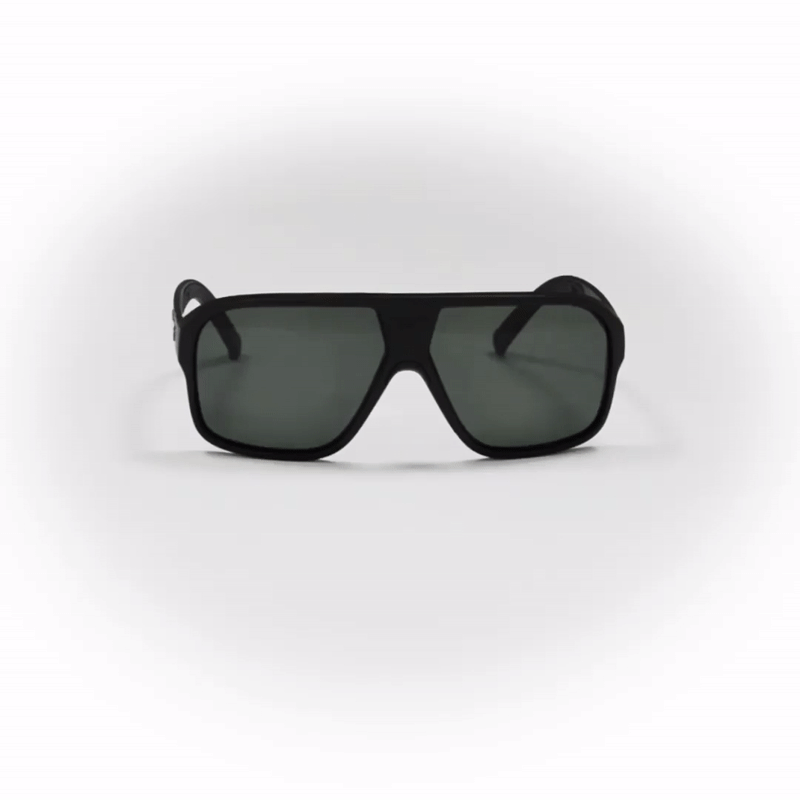 / Polarized Smoke | The Exec Flight Optics with a polarized smoke lens from Pit Viper Sunglasses