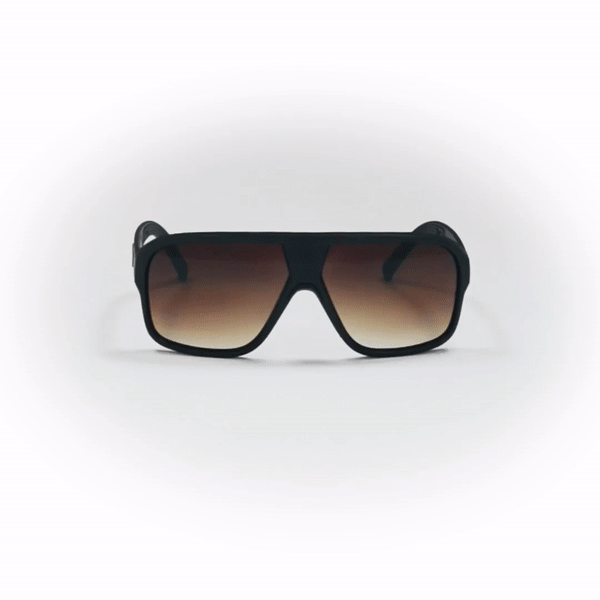 / Brown Fade | The Exec Flight Optics with a brown fade lens from Pit Viper Sunglasses