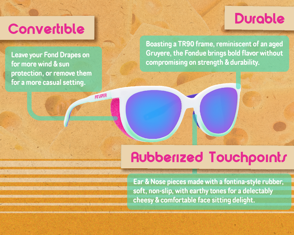 / Blue-Purple | The Bonaire Breeze Fondue from Pit Viper Sunglasses