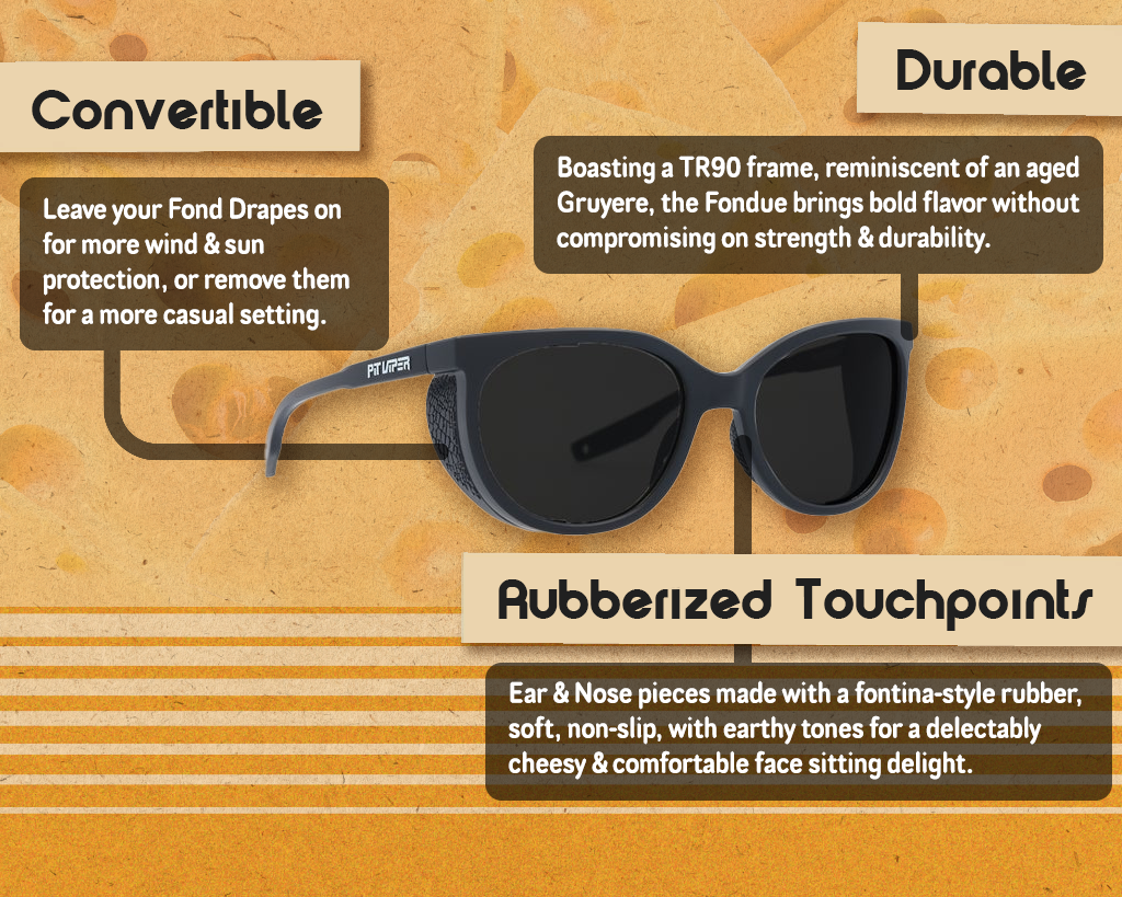 / Polarized Smoke | The Exec Fondue from Pit Viper Sunglasses