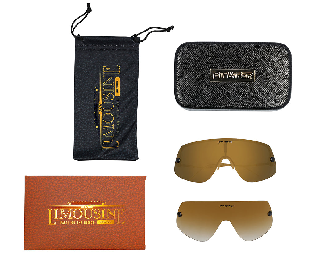 / Polarized Gold | The Money Counter Limousine from Pit Viper Sunglasses