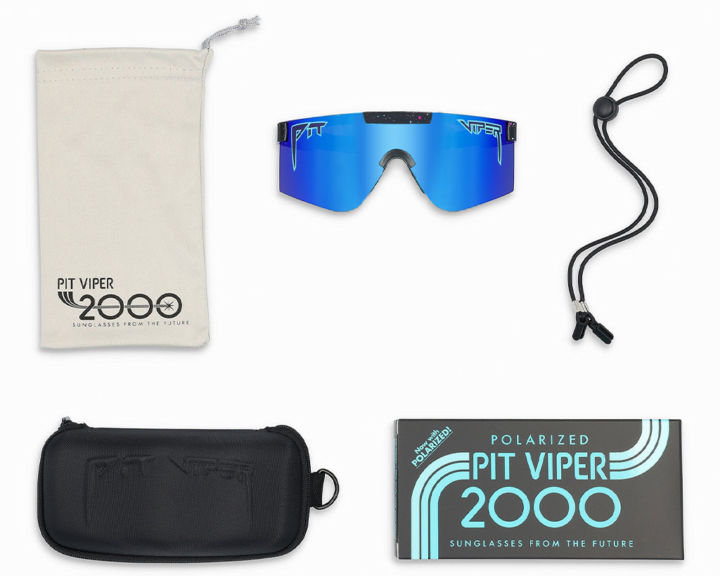 / Polarized Blue | The Midnight 2000 Polarized Blue Lens from Pit Viper Sunglasses