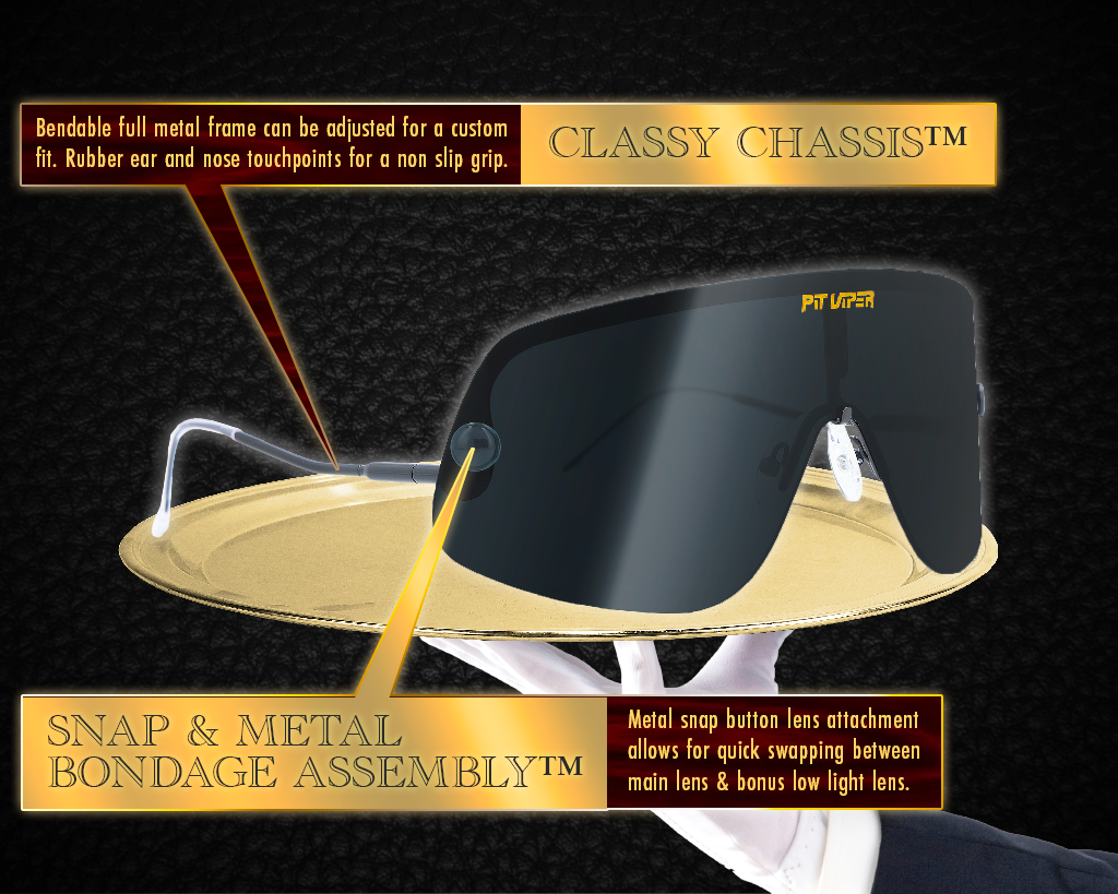 / Polarized Smoke | The Exec Limousine from Pit Viper Sunglasses