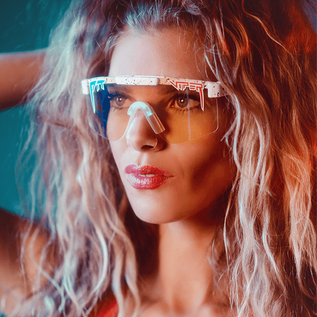 Narrow / Blaster | Woman wearing The Merika Original from Pit Viper Sunglasses