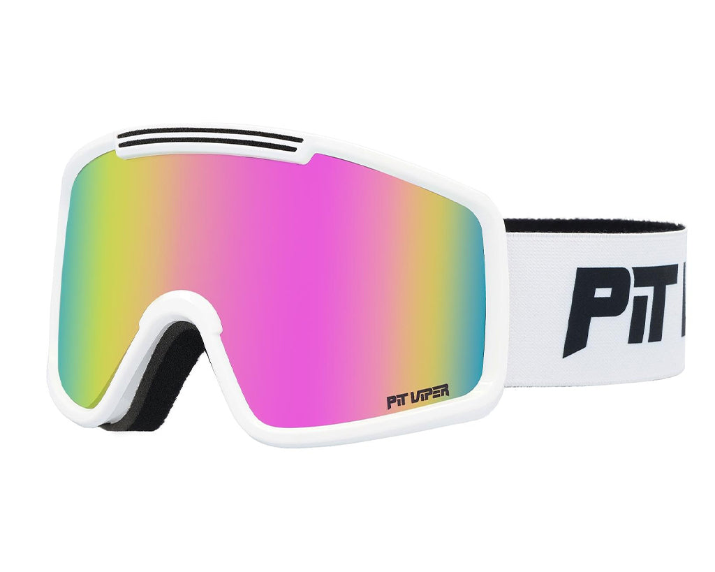 Large / Pink | The Miami Nights Large French Fry Goggles from Pit Viper Sunglasses