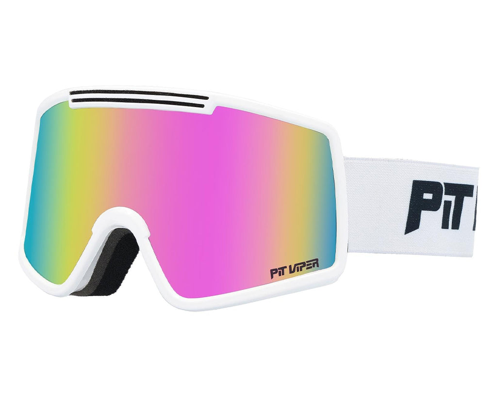 Small / Pink | The Miami Nights Small French Fry Goggles from Pit Viper Sunglasses