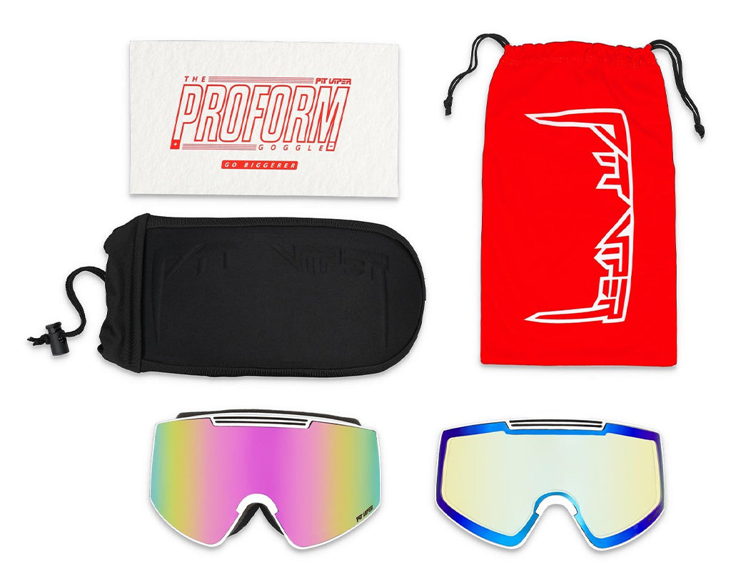 / Pink | The Miami Nights Proform Goggle from Pit Viper Sunglasses