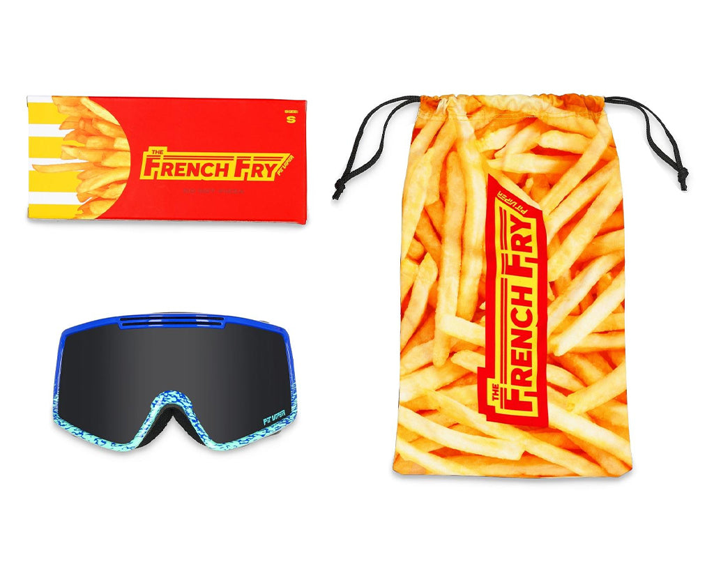 Small / Smoke | The Pleasurecraft French Fry Goggles from Pit Viper Sunglasses