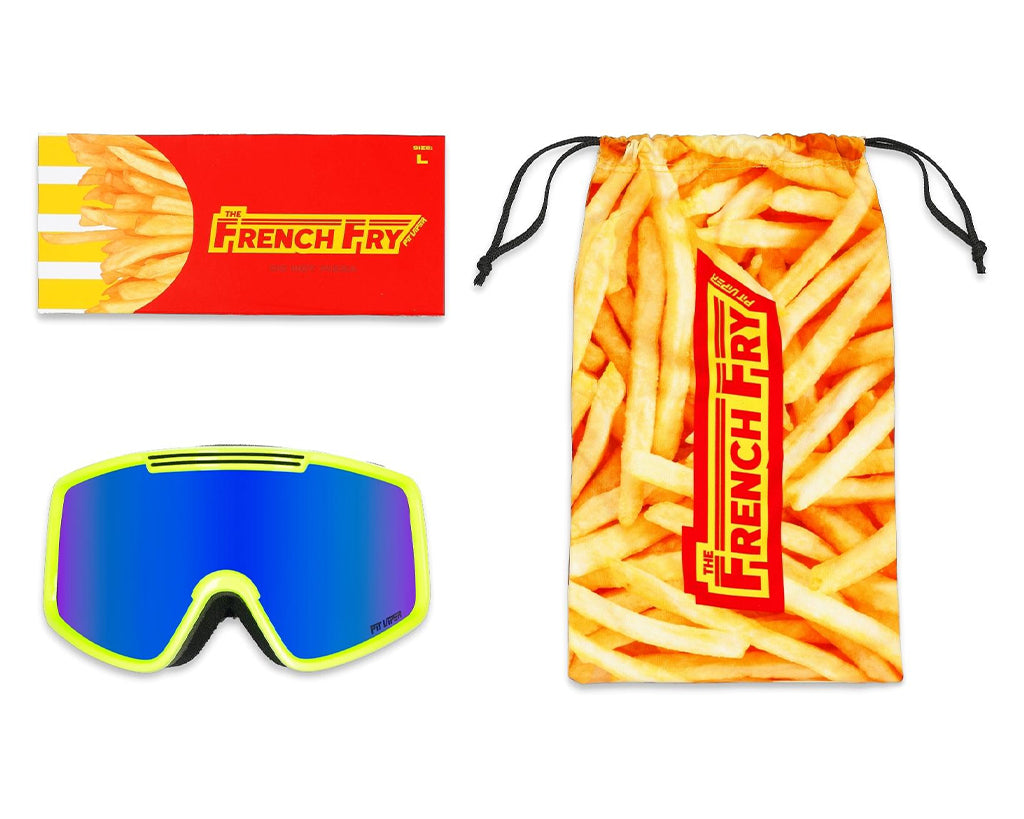 Large / Blue-Purple | The Sludge French Fry Goggles from Pit Viper Sunglasses