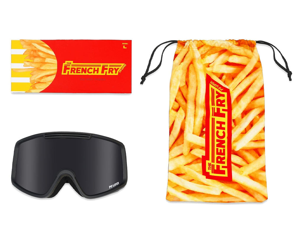 Large / Smoke | The Exec Large French Fry Goggles from Pit Viper Sunglasses