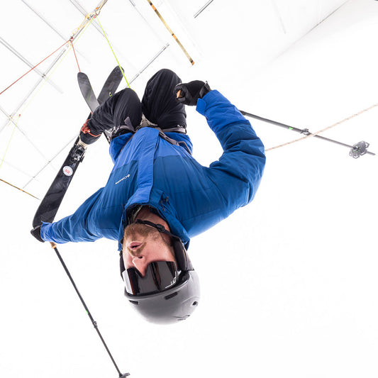 / Smoke | Man wearing skis and wearing The Exec Synthesizer from Pit Viper Sunglasses